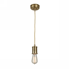 Pendul Douille 1 bec Pendant-Aged Brass, Elstead Lighting