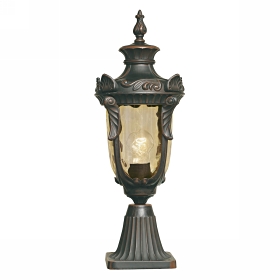 Lampadar Philadelphia 1 bec Medium Pedestal-Old Bronz mic , Elstead Lighting