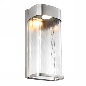 Aplica Bennie 1 bec Large LED-Painted Brushed Steel, Feiss